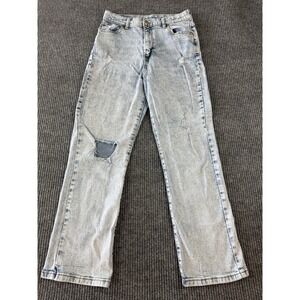 Art Class Girl's Size 16 High Rise Boyfriend Jeans Light Wash Adjustable Waist